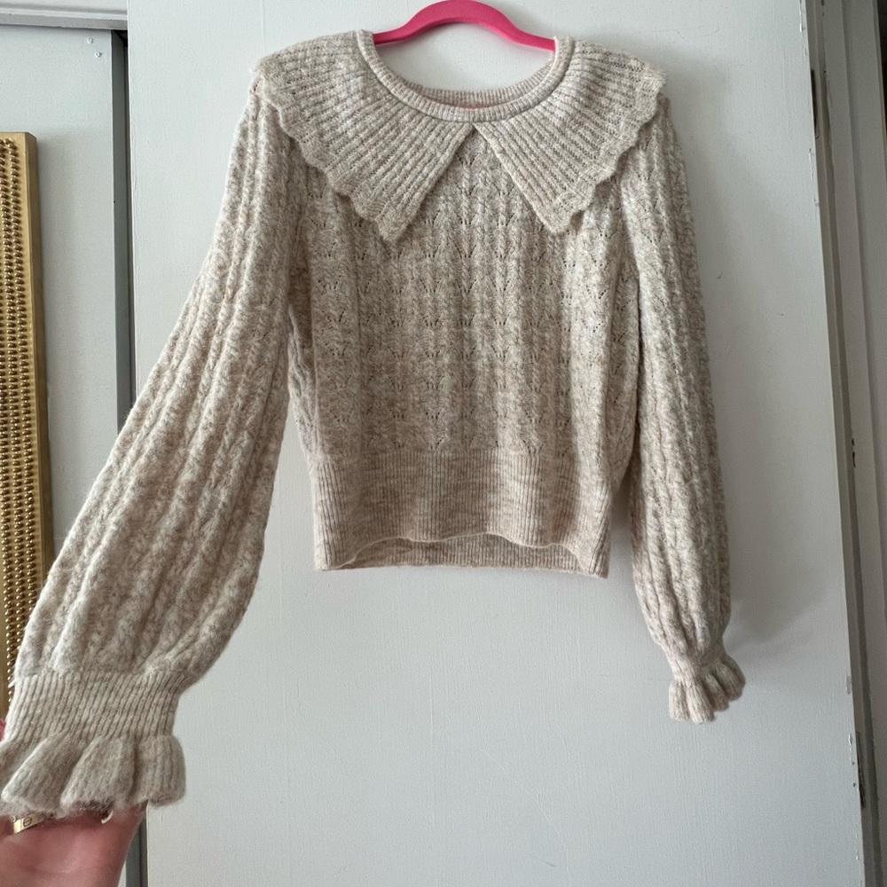 Safford Pointlette collar sweater